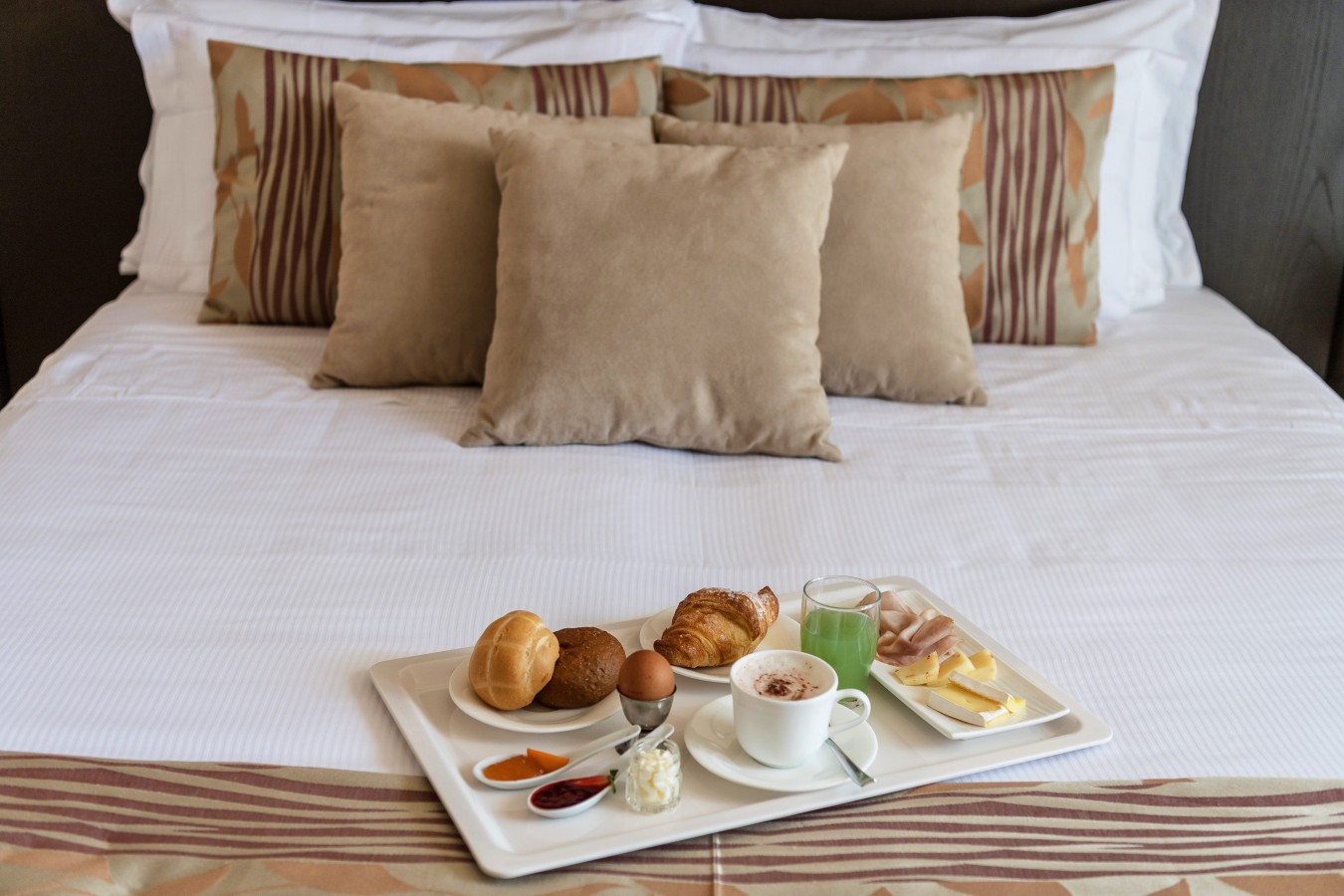 Frühstück im Zimmer des Hotels Baia del Mar Jesolo